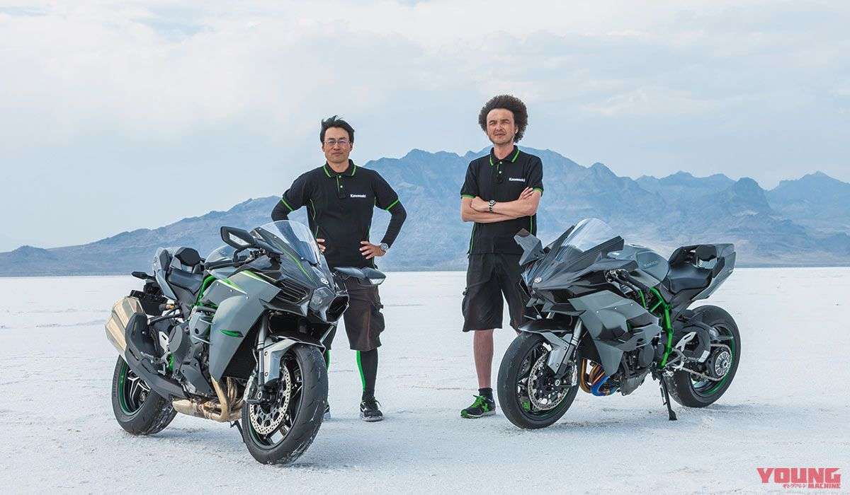 KAWASAKI Team 38 dengan Shigeru Yamashita di Bonneville Speed Week 2018