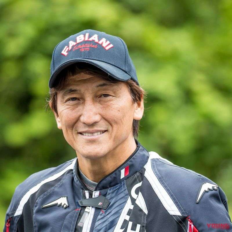 Test Rider Hiroshi Maruyama