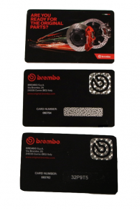 Kartu Gosok Anti-Pemalsuan Brembo