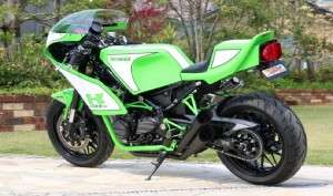 Kawasaki Z900RS Modifikasi Monster Cafe Racer 1970-an oleh PMC Tampak Belakang