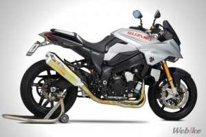 knalpot full system titanium k-factory suzuki katana