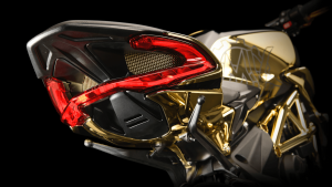 Detail Lampu Belakang MV Agusta Dragster RC Shining Gold