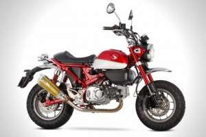 knalpot full system titanium monkey 125