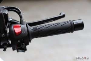 tampilan switch stang sisi kanan suzuki katana 2019