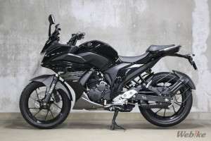 fazer 25 tampak samping kiri