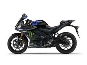 yzf-r25 abs monster energy motogp tampak samping kiri