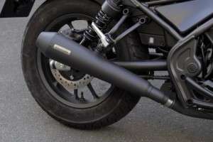 Knalpot Hitam Doff Over Racing Rebel 250