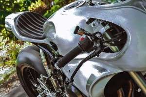 Stang Kawasaki ER6N Bully oleh AMS Garage
