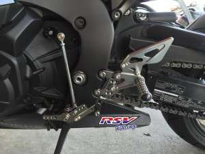 Rearset Honda CBR1000RR RSV Racing Chrome