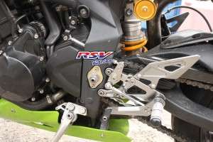 Rearset Yamaha R1 2007-2008 RSV Racing (Chrome)