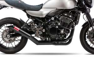 Detail Tampilan Knalpot ONE PIECE BLACK Z900RS/CAFE Moriwaki