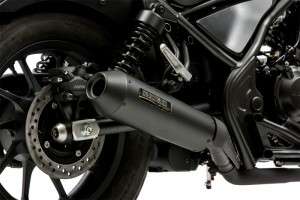 Detail Knalpot Slip-on NEO CLASSIC BLACK Rebel 250/500 Moriwaki