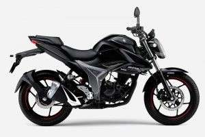Tampak Samping Suzuki Gixxer 150 2020 Blue