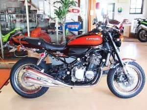 Tampak Samping Knalpot Full System Quadruple Ala Z1 untuk Kawasaki Z900RS Doremi Collection