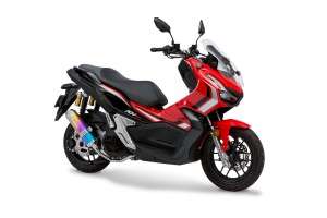 Knalpot Full System ZERO ANO Titanium ADV150 Moriwaki