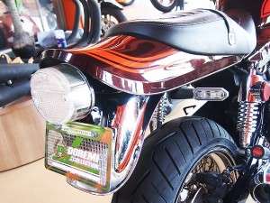 Tampilan Spakbor Belakang ala Z1 untuk Kawasaki Z900RS dari Doremi Collection (Clear)