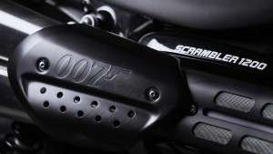 Logo "007" Knalpot Triumph Scrambler 1200 Bond Edition 2020