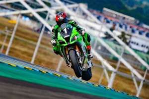 Sesi Latihan SRC Webike Kawasaki France Trickstar di Le Mans