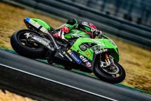 Persiapan SRC Webike Kawasaki France Trickstar di Le Mans