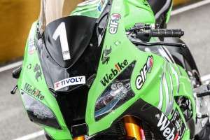 Nomor Urut 1 SRC Webike Kawasaki France Trickstar di Le Mans