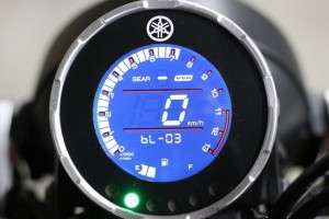 Tampilan Indikator VVA di Panel Meter XSR155