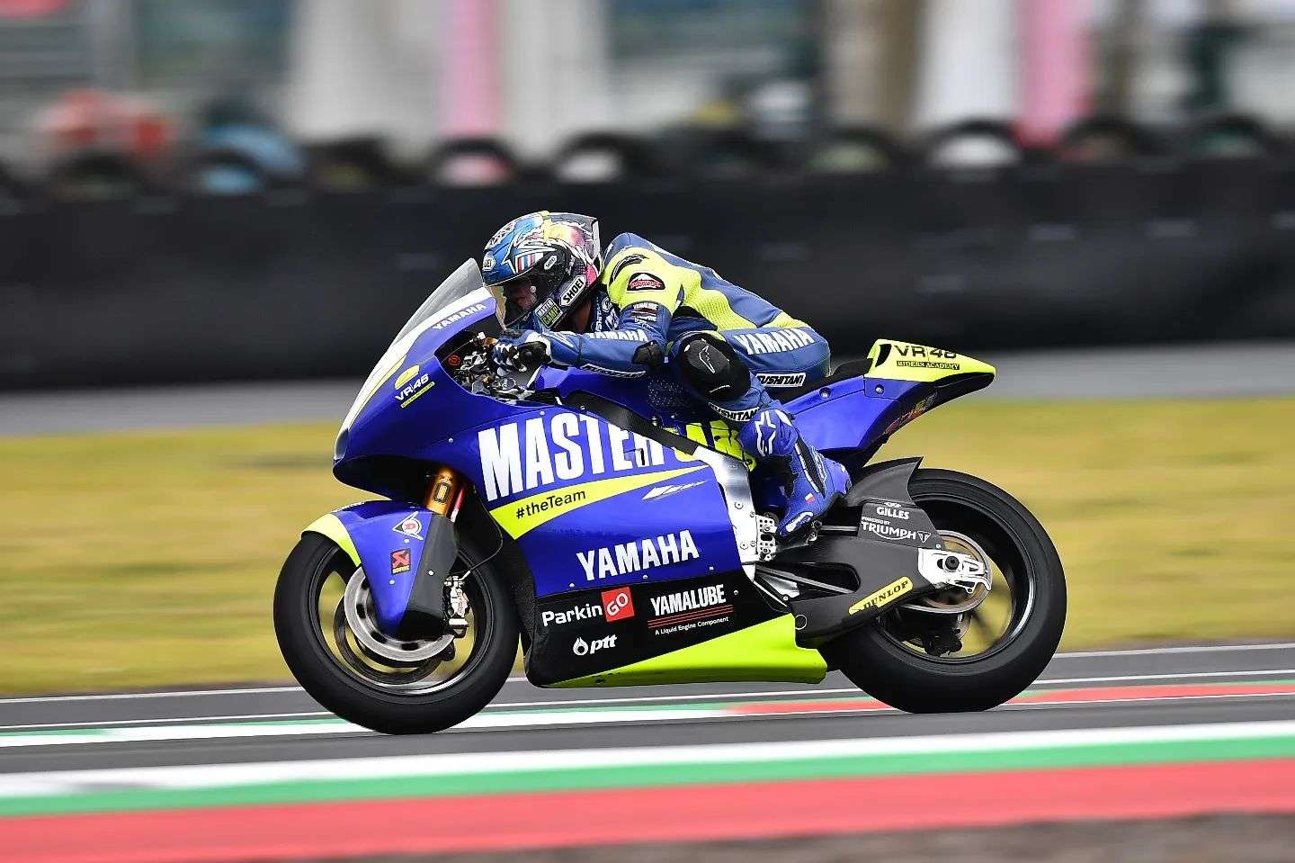 Keminth Kubo rider bintang Thailand memacu motor VR46 MASTER CAMP