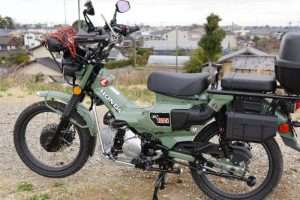 Tampak Samping Honda CT125 Hunter Cub Japan Custom Culture