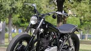 Bagian Depan Yamaha SR400 Modif