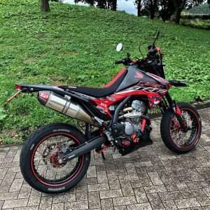 CRF250M Custom Tampak Samping
