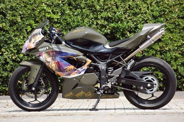 Modifikasi Ninja RR Mono modifikasi ninja rr mono - Modifikasi Ninja 250 RR Mono oleh MH ASANO