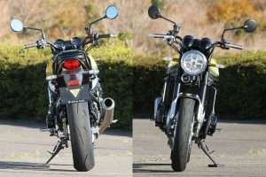 Tampak Depan Belakang Z900RS Custom