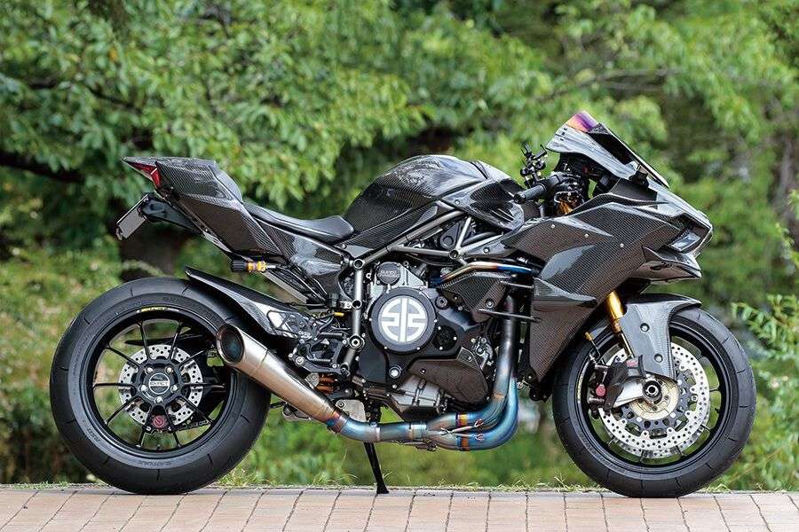 Tampak Samping Ninja H2