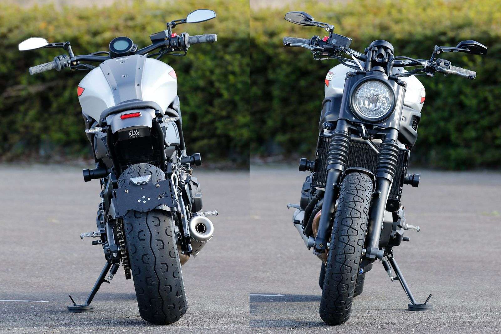 Yamaha XSR700 Modif Tampilan Depan dan Belakang