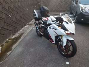 CBR250RR dengan Box Motor