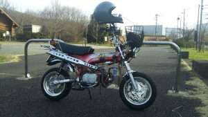 Honda Dax Tampak Samping Kanan