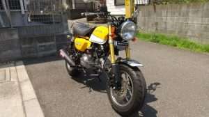 Monkey 125 Tampak Depan