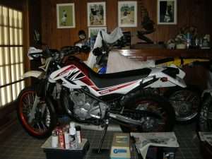 Yamaha Serow250 Tampak Samping Kiri