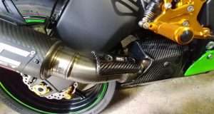 Pelindung knalpot carbon