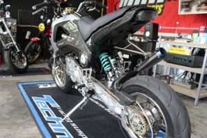 MSX125 Custom Tampak Belakang