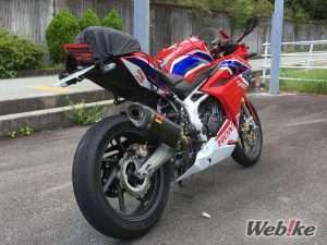 Honda CBR250RR Tampak Belakang