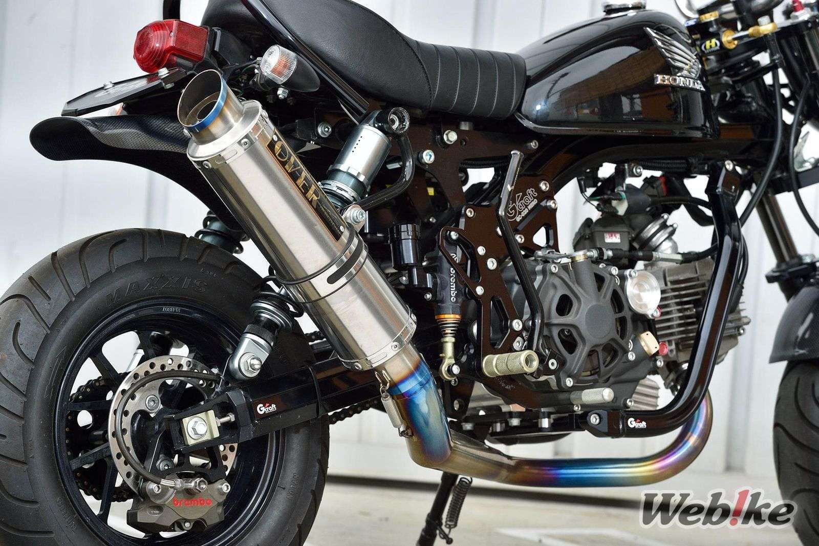 Knalpot titanium OVER Racing