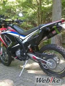 CRF250 Rally Tampak Belakang