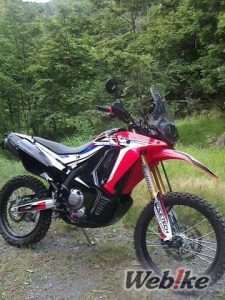 CRF250 Rally Tampak Samping