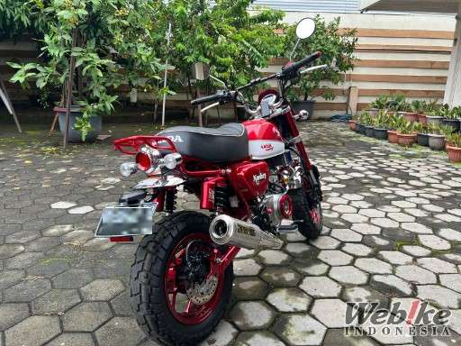 Tampak belakang download 9 1 - Modifikasi Monkey 125 Bore up ke 162cc Indonesia Custom Culture