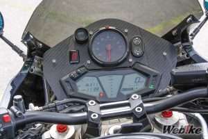 Panel speedometer carbon