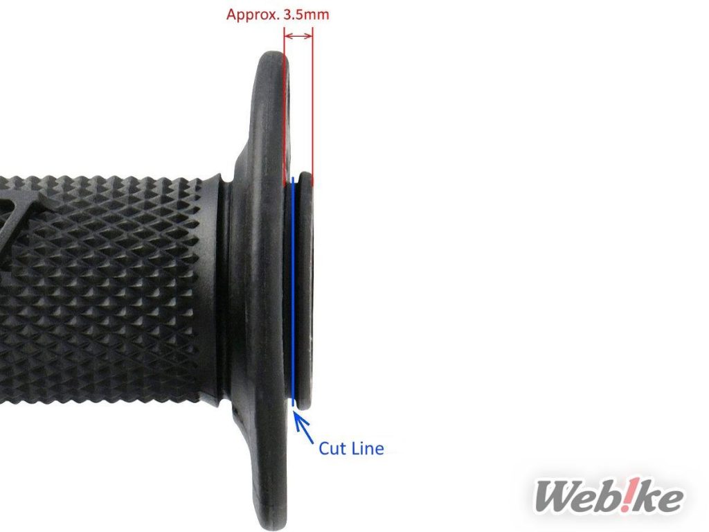 Zeta Dirt Grip this end can be cut