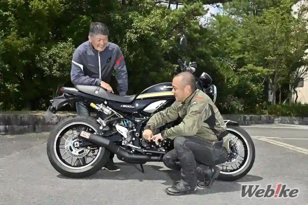 Test Rider Z900RS Saito