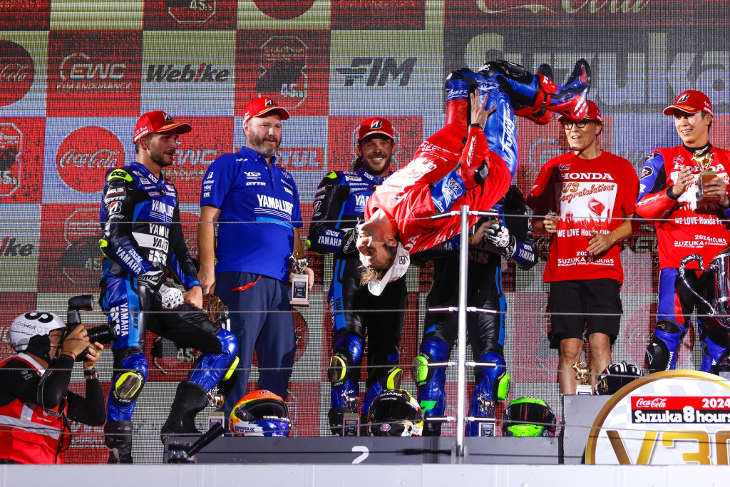 Johann Zarco Selebrasi Podium