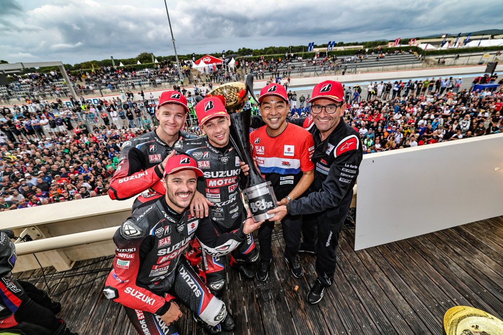 Yoshimura SERT Motul Bol Dor Podium